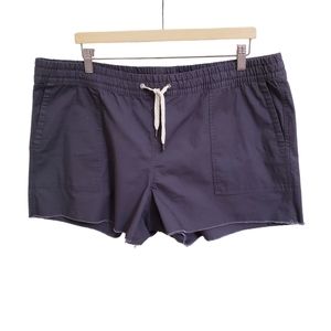 Vuori Navy Blue Athletic Shorts with Drawstring
